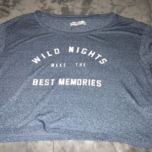 Cropped Short Sleeve Tshirt Abercrombie Size Small